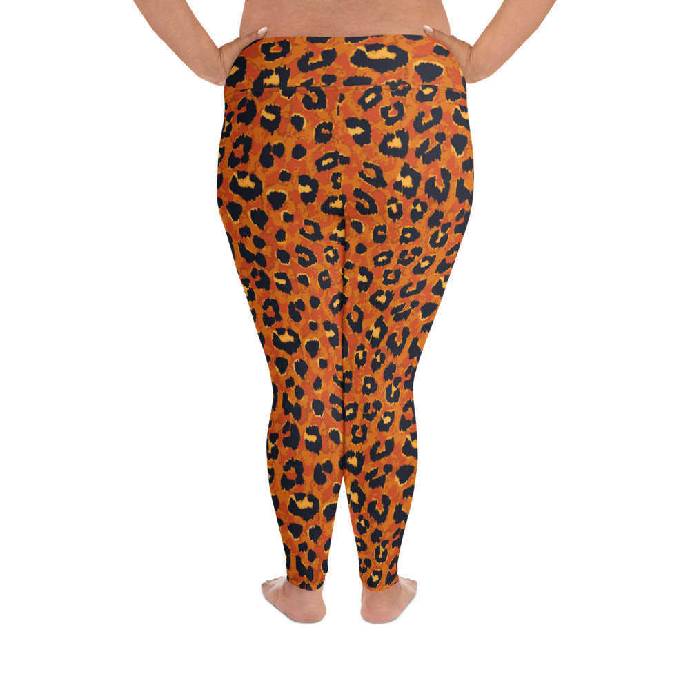 Leopard Spot Leggings | Plus Size